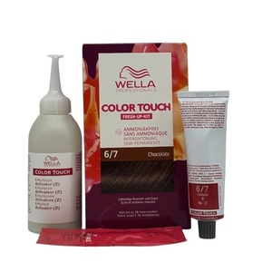 Wella, CT - Fresh Up Kit Pure Naturals 6/7 Chocolate, Wella Professionals Color Touch Fresh-Up Kits 6/7 Chocolate 130ml