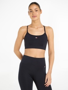 Tommy Hilfiger Sport, Tommy Hilfiger Sport Sport-Bustier »ESSENTIALS FLAG LOW INT BRA«, mit Trägern für leichten Halt, Tommy Hilfiger Sport Sport-Bustier »ESSENTIALS FLAG LOW INT BRA«, mit Trägern für leichten Halt