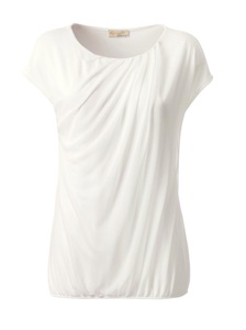 ALESSA W., Alessa W. Shirt mit asymmetrischen Falten, 