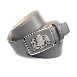 ANTHONI CROWN, Anthoni Crown 4, 0 cm Ledergürtel mit Anthoni Crown Wappen, Anthoni Crown Ledergürtel, mit Anthoni Crown Wappen, bombiert
