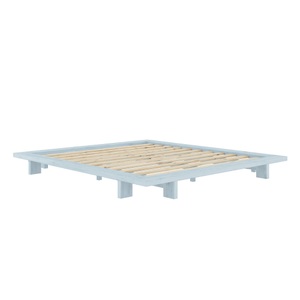 Karup Design, Karup Design Bettgestell »JAPAN BED, Futonbett, Bodenbett, Holzrahmen, Jugendbett, Holzbett«, Massivholzbett mit Lattenrost, Kiefer massiv, Doppelbett ohne Kopfteil, Karup Design Bettgestell »JAPAN BED, FSC®-zertifiziertem Massivholz Futonbett, excl. Matraze« Mit Lattenrost, Minimalistisches Japandi Design, bodennah & zeitlos in vielen Grössen