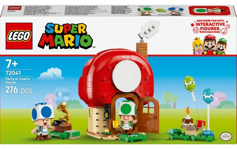 LEGO® Spielbausteine »LEGO® Super Mario Party beim Toad-Haus 72041«, (276 St.)