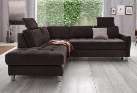 SIT&MORE, sit&more Ecksofa, sit&more Ecksofa »Pablo L-Form«, wahlweise mit Bettfunktion