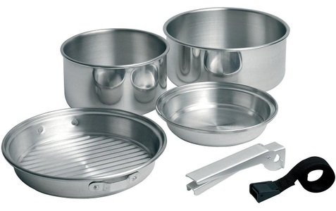 Campingaz, Trekking-Geschirrset, Alu, 5-teilig, Topf-Set, Campingaz Topf-Set »5-teilig«, Aluminium