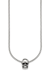 Bruno Banani, Bruno Banani Kette mit Anhänger »Totenkopf, B4063N/20/00/55, B4064N/20/00/55, B4065N/20/00/55«, Bruno Banani Kette mit Anhänger »Schmuck Geschenk, Halskette Scull Totenkopf, Venezianerkette«