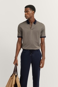 bugatti Poloshirt aus Baumwolle