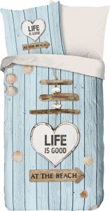undefined, Good Morning Renforcé Wendebettwäsche Beach, good morning Wendebettwäsche »Beach«, mit Strandmotiv