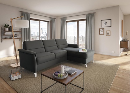 SIT&MORE, sit&more Ecksofa, sit&more Ecksofa »Palmera L-Form«, Federkern, wahlweise mit Bettfunktion und mit/ohne Stauraum