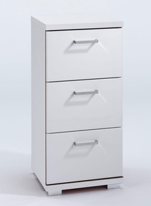 HOMEXPERTS, Homexperts Unterschrank »Nusa«, Homexperts Unterschrank »Nusa«, Breite 35 cm, Badezimmerschrank mit Metallgriffen, 3 Schubladen