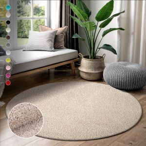 Sanat Hochflor-Teppich »LOCA«, rund, 30 mm Höhe, Wohnzimmer, Langflor, Shaggy, Schlafzimmer