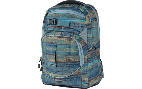 Nitro, Nitro Rucksack Superhero Frequency, NITRO Schulrucksack »Superhero«, Reflektoren, Rucksack für Schule und Freizeit