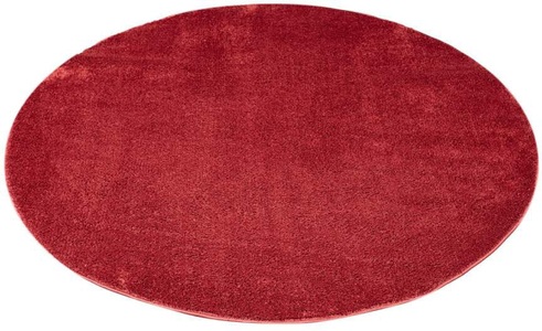 Carpet City, Carpet City Hochflor-Teppich »Softshine 2236«, rund, 14 mm Höhe, Besonders weich durch Microfaser, Wohnzimmer, Carpet City Teppich »Softshine 2236«, rund, 14 mm Höhe, besonders weich, Uni Farben, ideal für Wohnzimmer & Schlafzimmer