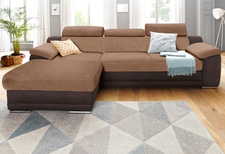 RAUM.ID, RAUM.ID Ecksofa, sit&more Ecksofa »Xenia L-Form« wahlweise mit Bettfunktion