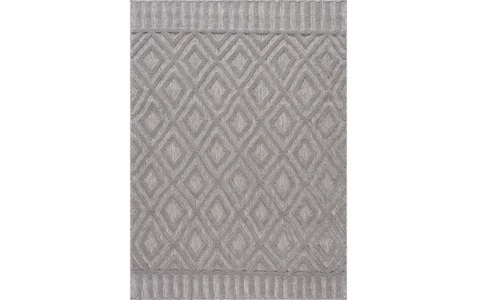 undefined, Teppich »Santorini«, rechteckig, - mm Höhe, Carpet City Teppich »In-& Outdoorteppich Santorini 58377, 3D-Effekt, Raute-Optik«, rechteckig, 5 mm Höhe, Wetterfest & UV-beständig für Terrasse, Balkon, Küche, Flur