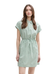 TOM TAILOR Denim Hemdblusenkleid, im Streifendessin