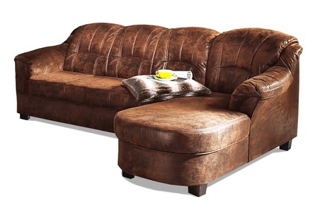 HOME AFFAIRE, Home affaire Ecksofa »Budapest«, wahlweise mit Bettfunktion, mit Recamiere oder Ottomane, Home affaire Ecksofa »Budapest zeitlos & elegant, bequeme Armlehnen, L-Form« wahlweise mit Bettfunktion, mit Recamiere oder Ottomane