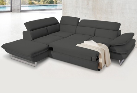 INOSIGN, INOSIGN Ecksofa, wahlweise mit Bettfunktion, 