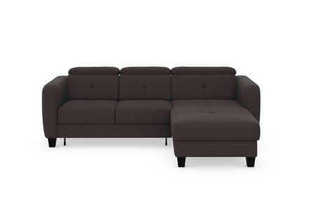 sit&more Ecksofa »Bellucci«, inklusive Kopfteilverstellung und Federkern, wahlweise mit Bettfunktion und Bettkasten