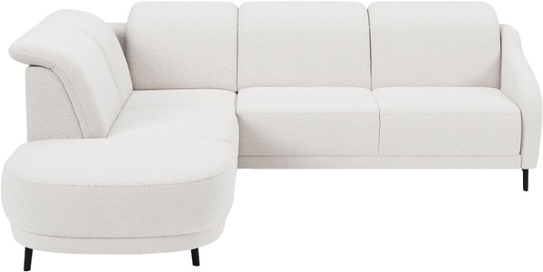 sit&more Ecksofa »Blues L-Form« wahlweise mit Klapptisch und USB