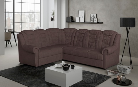 Home affaire Ecksofa »Boston L-Form«, Gemütliches Ecksofa mit hoher Rückenlehne in klassischem Design