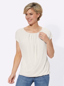 ALESSA W., Alessa W. Shirt mit asymmetrischen Falten, 