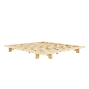 Karup Design, Karup Design Bettgestell »JAPAN BED«, Massivholzbett Japan aus Kiefer massiv mit Lattenrost, Bettgestell., Karup Design Bettgestell »JAPAN BED, FSC®-zertifiziertem Massivholz Futonbett, excl. Matraze« Mit Lattenrost, Minimalistisches Japandi Design, bodennah & zeitlos in vielen Grössen