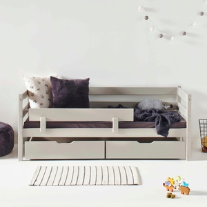 Hoppekids, Hoppekids Einzelbett »IDA-MARIE«, (Set), inklusive Matratze, wahlweise mit Absturzsicherung, Hoppekids Einzelbett »ECO Comfort Kinderbett, Kiefer Massivholz, Jugendbett inkl. Rollrost«, 70x160 cm, wahlweise in verschieden Farben/ Matratze/ Absturzsicherung