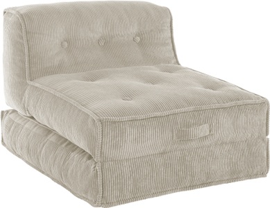 INOSIGN, INOSIGN Sessel »Missy«, Loungesessel aus weichem Cord, in 2 Grössen, mit Schlaffunktion und Pouf-Funktion., INOSIGN Sessel »Pia«, Loungesessel aus Cord, in 2 Grössen, Pouf-Funktion.