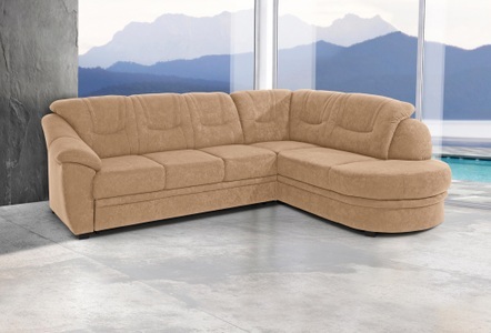 SIT&MORE, sit&more Ecksofa, sit&more Ecksofa »Savoni L-Form« wahlweise mit Bettfunktion