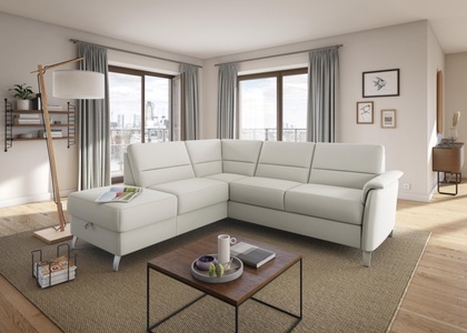 SIT&MORE, sit&more Ecksofa, sit&more Ecksofa »Palmera L-Form«, Federkern, wahlweise mit Bettfunktion und mit/ohne Stauraum