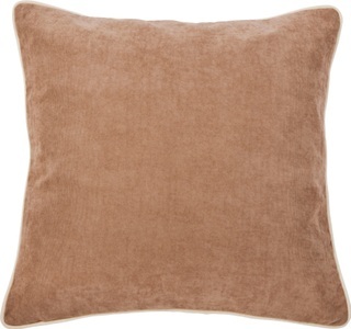done.® Kissenhülle »Joy«, (1 St.), Weiche Kissenhülle mit einfassendem Keder in hellem beige, verfügbar in 3 Grössen