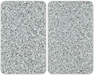 Wenko, 2er-Set Herdabdeckplatten ´Granit-Optik´ Wenko Granit-Optik, WENKO Herd-Abdeckplatte »Universal Modell Granit«, (Set, 2 tlg.), Herdabdeckung für alle Herdarten, kratzfest, mit rutschfesten Füssen