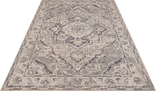 Hanse Home, HANSE Home Teppich »Sand«, rechteckig, 8 mm Höhe, strapazierfähig, robust, pflegeleicht, ringsum gekettelt, geeignet für Fussbodenheizung, HANSE Home Teppich »Sand«, rechteckig, 8 mm Höhe, Kurzflor, Läufer, Orient, Vintage, Wohnzimmer, Schlafzimmer, Esszimmer