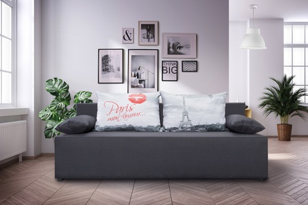 exxpo - sofa fashion, exxpo - sofa fashion 3-Sitzer, mit Schlaffunktion und Bettkasten, inkl. loser Zier- und Rückenkissen, exxpo - sofa fashion 3-Sitzer »Tabou Paris«, mit Schlaffunktion und Bettkasten, inkl. loser Zier- und Rückenkissen