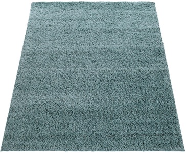 PACO HOME, Teppich, »Twister 500«, Paco Home, rechteckig, Höhe 45 mm, Paco Home Teppich »Twister 500«, rechteckig, 44 mm Höhe, Uni Hochflor Shaggy mit hoher Fadendichte