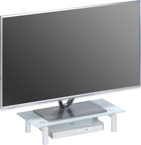 MAJA MÖBEL, TV-Lowboard, Maja Möbel, »1602«, Breite 60 cm, XXXLutz Tv-aufsatz in weiss , 1602 9746 - TV -Board , Metall, Glas , 60x12.5x28 cm , lackiert,farbig , 001534045106