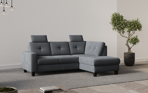PLACES OF STYLE, Places of Style Ecksofa »Varese«, Kreuznaht in beige