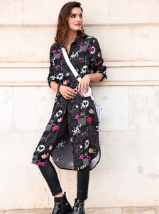Inspirationen, Inspirationen Hemdblusenkleid »Kleid«