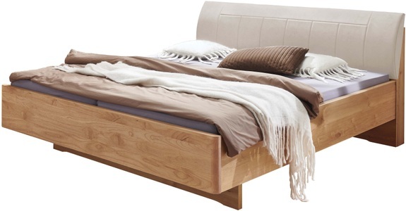 Wiemann, WIEMANN Holzbett »Cardiff, Bettgestell, Bettrahmen, teilmassiv, mit Polsterkopfteil« Belastbarkeit 110/220 Kg, 4-fache höhenverstellbar, MADE IN GERMANY, Fussteil aus Massivholz, verschiedene Grössen, WIEMANN Holzbett »Cardiff, Bettgestell, Bettrahmen, teilmassiv, mit Polsterkopfteil« Belastbarkeit 110/220 Kg, 4-fache höhenverstellbar, MADE IN GERMANY, Fussteil aus Massivholz, verschiedene Grössen