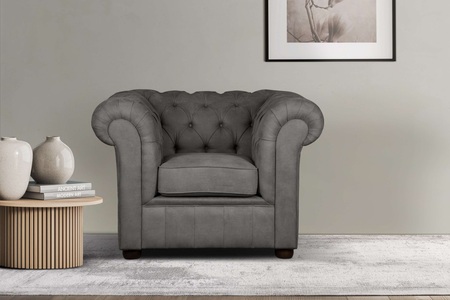 Home affaire Sessel »CHARENTE«, hochwertige Knopfheftung B/T/H: 105/89/74 cm