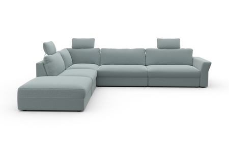 SIT&MORE, sit&more Ecksofa, mit Sitztiefenverstellung, sit&more Ecksofa »Cadabra L-Form«, Breite 356 cm, mit Sitztiefenverstellung