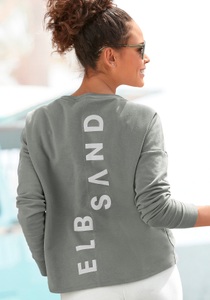 ELBSAND, Elbsand Sweatshirt "Raina", mit Logoprint am Rücken, sportlich-casual