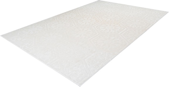 calo-deluxe, Teppich, »Latemar 300«, calo-deluxe, rechteckig, Höhe 7 mm, maschinell getuftet, calo-deluxe Teppich »Latemar 300«, rechteckig, 7 mm Höhe, weiche Fell Haptik, Relief Muster, Wohnzimmer, Schlafzimmer