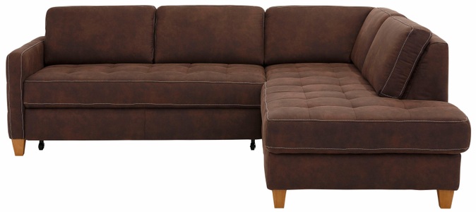 Home affaire Ecksofa »Earl«, wahlweise auch mit Bettfunktion oder Bettfunktion mit Bettkasten