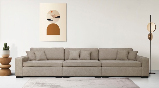 Guido Maria Kretschmer Home&Living, Guido Maria Kretschmer Home&Living 3-Sitzer »Skara XXL«, Lounge-Sofa XXL mit Federkern-Polsterung, in vielen Bezugsvarianten, auch recycelt, Home affaire 3-Sitzer »Skara XXL« Lounge-Sofa XXL mit Federkern-Polsterung, in vielen Bezugsvarianten