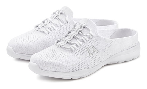 LASCANA ACTIVE, LASCANA ACTIVE Slip-On Sneaker, Sabot im klassischen Stil VEGAN, LASCANA ACTIVE Slip-On Sneaker, zum Reinschlüpfen, ultraleicht, Sabot, Clog, Freizeitschuh VEGAN