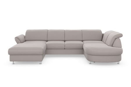 sit&more Wohnlandschaft, wahlweise mit Bettfunktion, Bettkasten und Kopf- und Armteilverstellung
