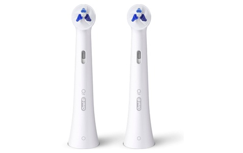 Braun, Oral-B Aufsteckbürsten iO Specialized Clean 2er, Oral-B Zahnbürstenkopf iO Specialized Clean, Weiss, 2 Stück