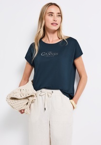 STREET ONE, STREET ONE Shirttop, mit Folien-Wording