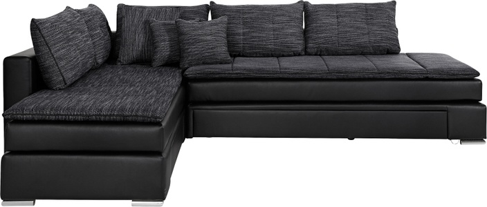 INOSIGN, INOSIGN Ecksofa »Night & Day«, mit Dauer-Schlaffunktion, INOSIGN Ecksofa »Night & Day L-Form mit Dauer-Schlaffunktion ohne Armlehnen«, mit Boxspring-Bettfunktion 180x200 cm und Bettkasten, Dauerschläfer!